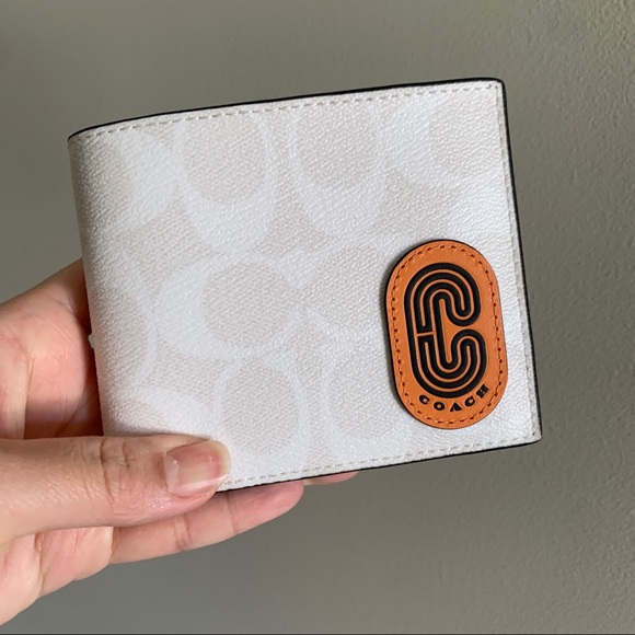 NWT Coach 3 In 1 Wallet In Colorblock Signature Canvas With Coach Patch - Picture 1 of 6
